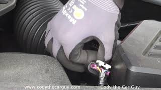 Chevy Equinox IAT and MAF sensor location and replacement P0113 P0101