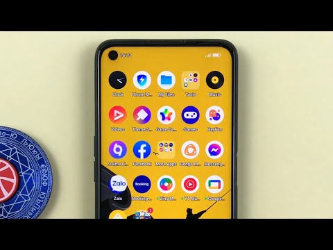 Text with black borders, high contrast text on Realme 9i Android 12