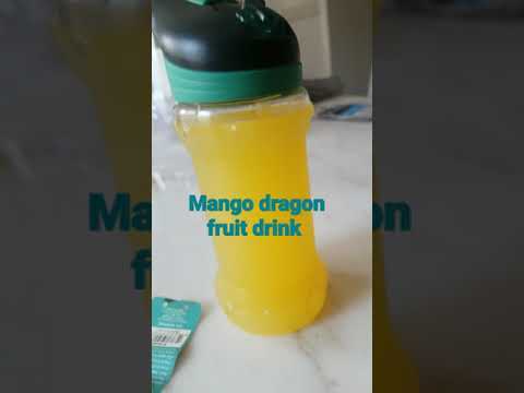 mango dragonfruit drink from Starbucks to make it home