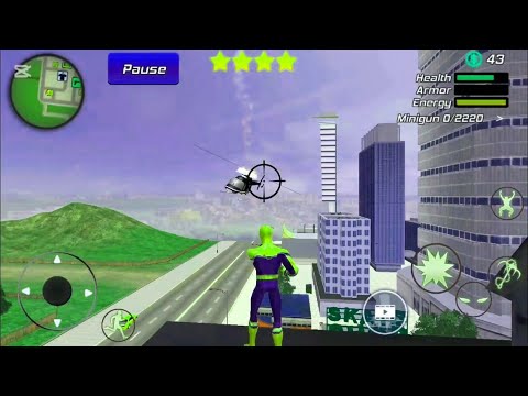 Flying Rope Spider Hero Ninja City Gangster Crime | Superhero City Battle - Android GamePlay