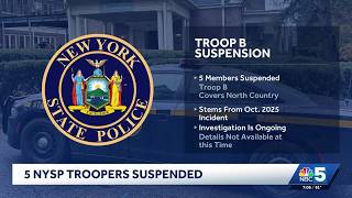 Five NYSP troopers suspended