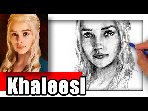 How to Draw Khaleesi from Game of Thrones Daenerys Targaryen