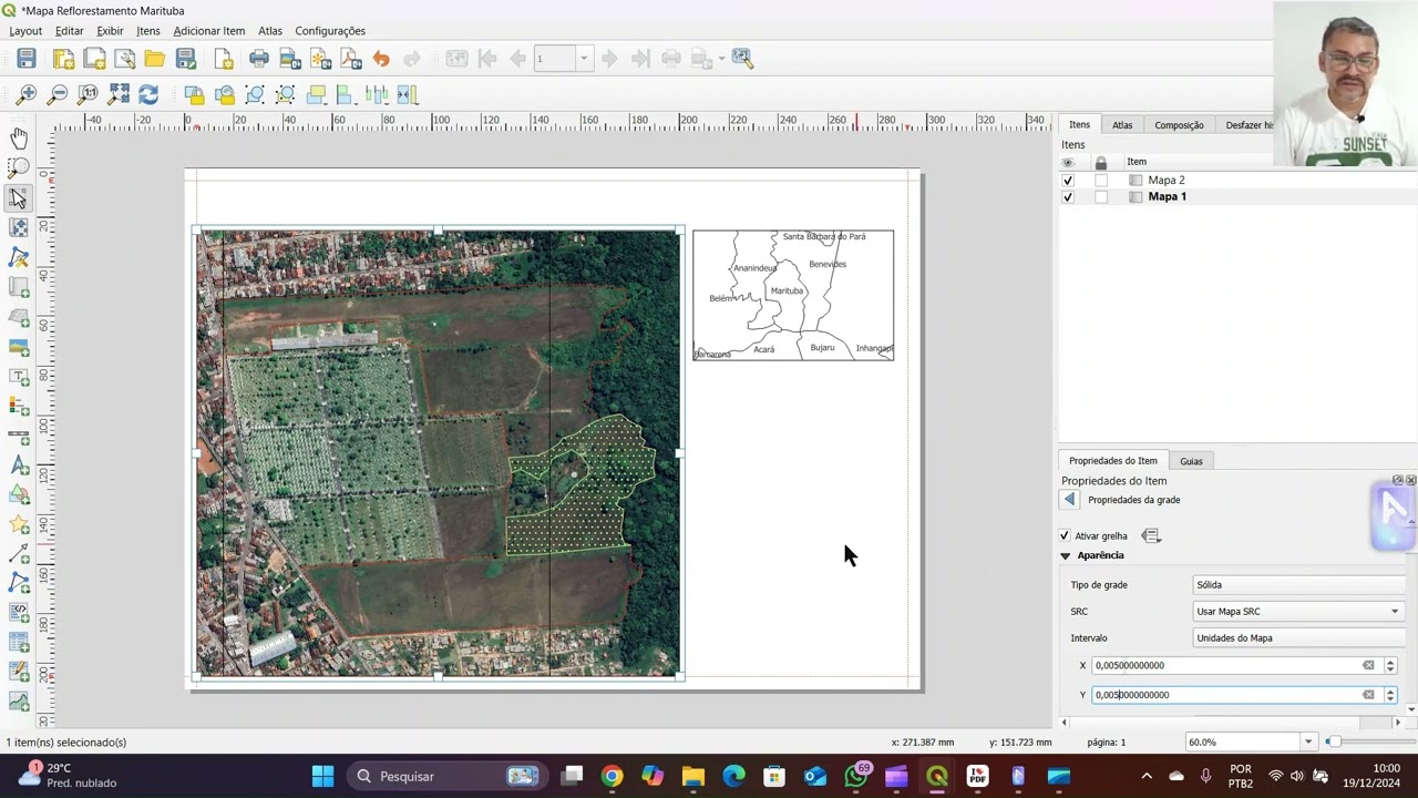 Criando Mapas usando imagens do google para projetos de reflorestamento - parte 3