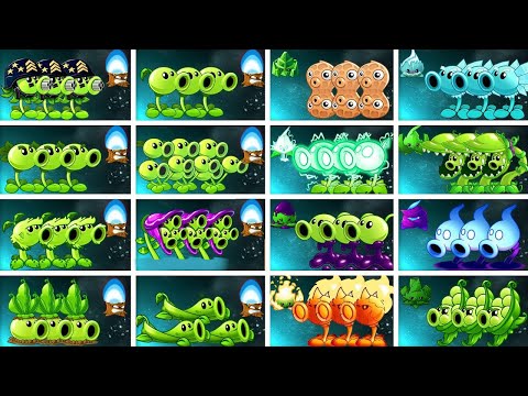 16 Pair PEA & MINT Plants Battlez - Who Will Win? - Pvz 2 Team Plant vs Team Plant