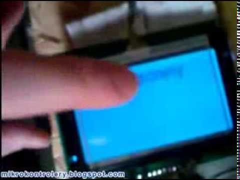 Sterownik 230V z wyświetlaczem KS0108 i panelem dotykowym