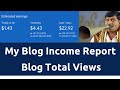 Google AdSense Income Report | How I Earn Money via Blog Traffic & Views explained | Tamil