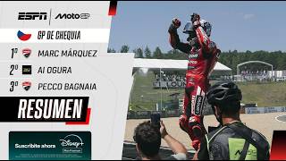 MARC MÁRQUEZ FUE EL MÁS RÁPIDO Y SE QUEDÓ CON EL GP DE CHEQUIA | RESUMEN