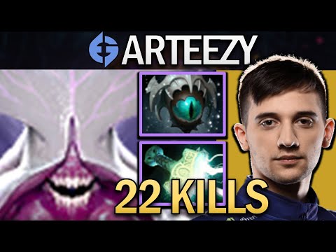 Faceless Void Dota 2 Gameplay EG.Arteezy with 22 Kills - Rank 10 MMR - TI12