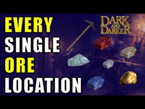 Where to Find EVERY Rare Ore  - Complete Mining Guide! | Dark and Darker