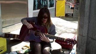 Die Mannequin - Autumn Cannibalist busking in Toronto