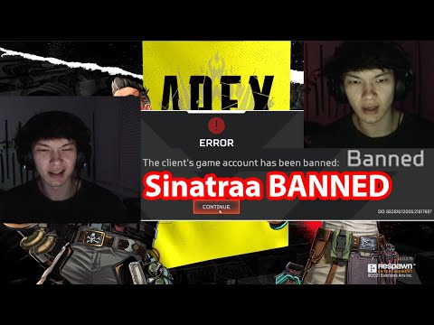Sinatraa Got BANNED LIVE in APEX LEGEND
