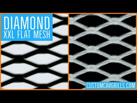 5mm Thickness 60X60mm Diamond Hole Aluminum Grill Mesh (USA