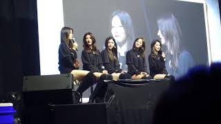 180325 구구단 gugudan Ment: Haebin Forever Love + Mina Aegyo + Sejeong 好想你 I Miss You