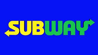 Subway New Blue Screen Logo Loop Chroma Animation