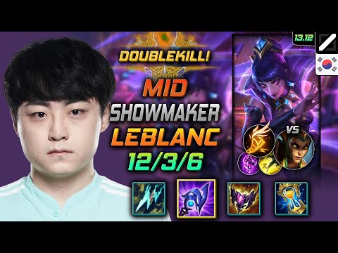 LeBlanc Mid Build ShowMaker Luden's Tempest Fleet Footwork - LOL KR Challenger Patch 13.12