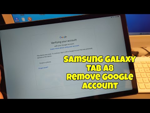 Samsung Galaxy Tab A8 (SM-X200), Remove Google Account, Bypass FRP.