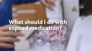 What should I do with expired medication?