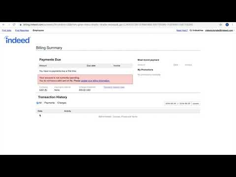 How Does Indeed Billing Work