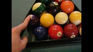 Billar - Aprendemos a colocar las bolas