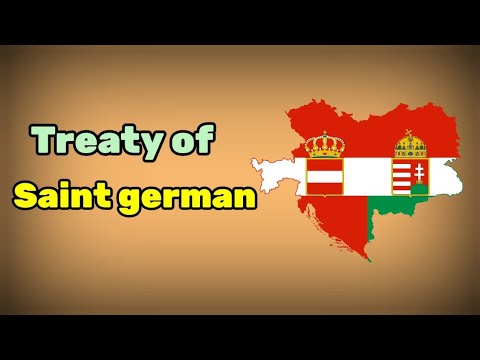 Treaty of saint German - the treaty which disintegrate of austria hungary