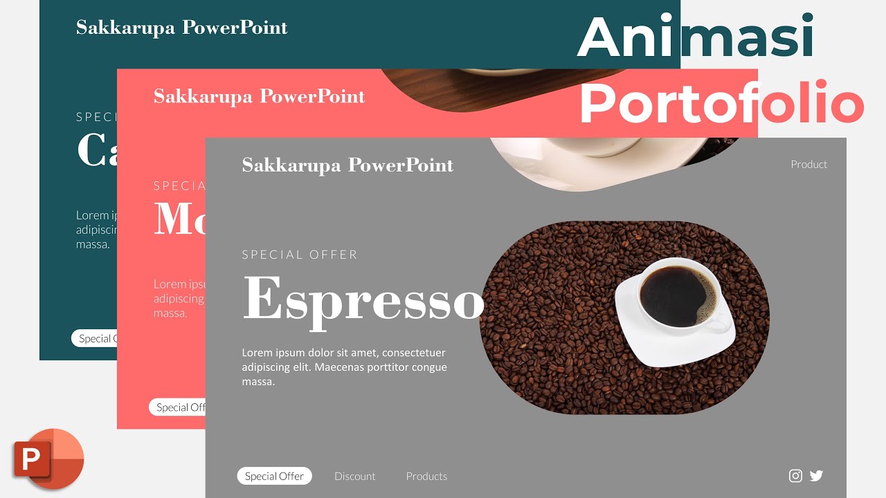 Membuat PPT dengan Animasi keren | Slide Promosi | Portofolio