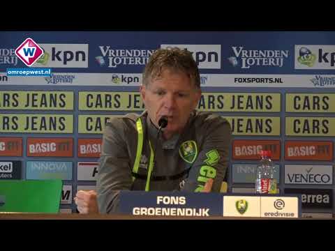 ADO-trainer Fons Groenendijk blikt vooruit op Vitesse - ADO Den Haag