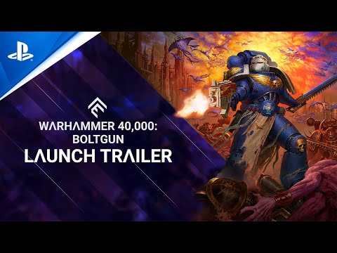 Warhammer 40,000: Boltgun - Launch Trailer | PS5 & PS4 Games
