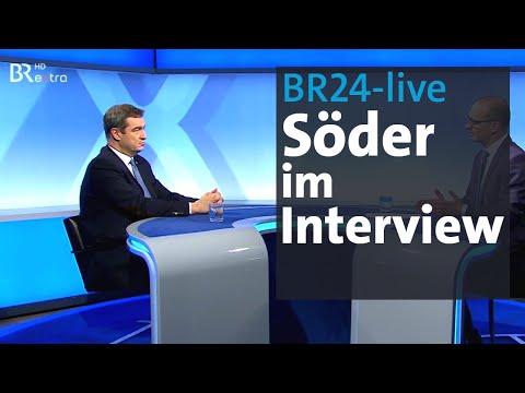BR extra - Corona: Interview with Prime Minister Markus Söder