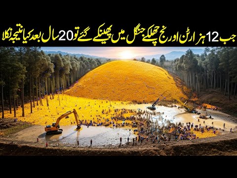 They Dumped 12 Thousands of Orange Peels into Forest - 20 Years Later, It Shocked Everyone!