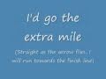 The Extra Mile by Laura Pausini - Lyrics