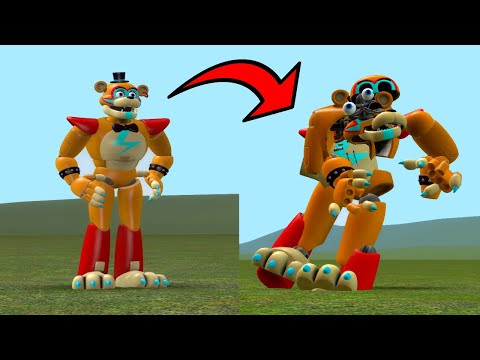 GLAMROCK FREDDY, BUT HES DISTORTED - Garry's mod sandbox