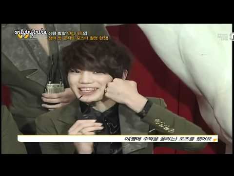 111212 Mnet Wide News INFINITE 演唱會海報拍攝現場 中字