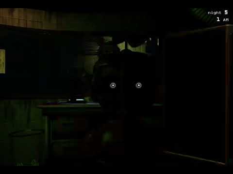 FNAF 3 Triple Jumpscare and Phantom Foxy in the office glitch