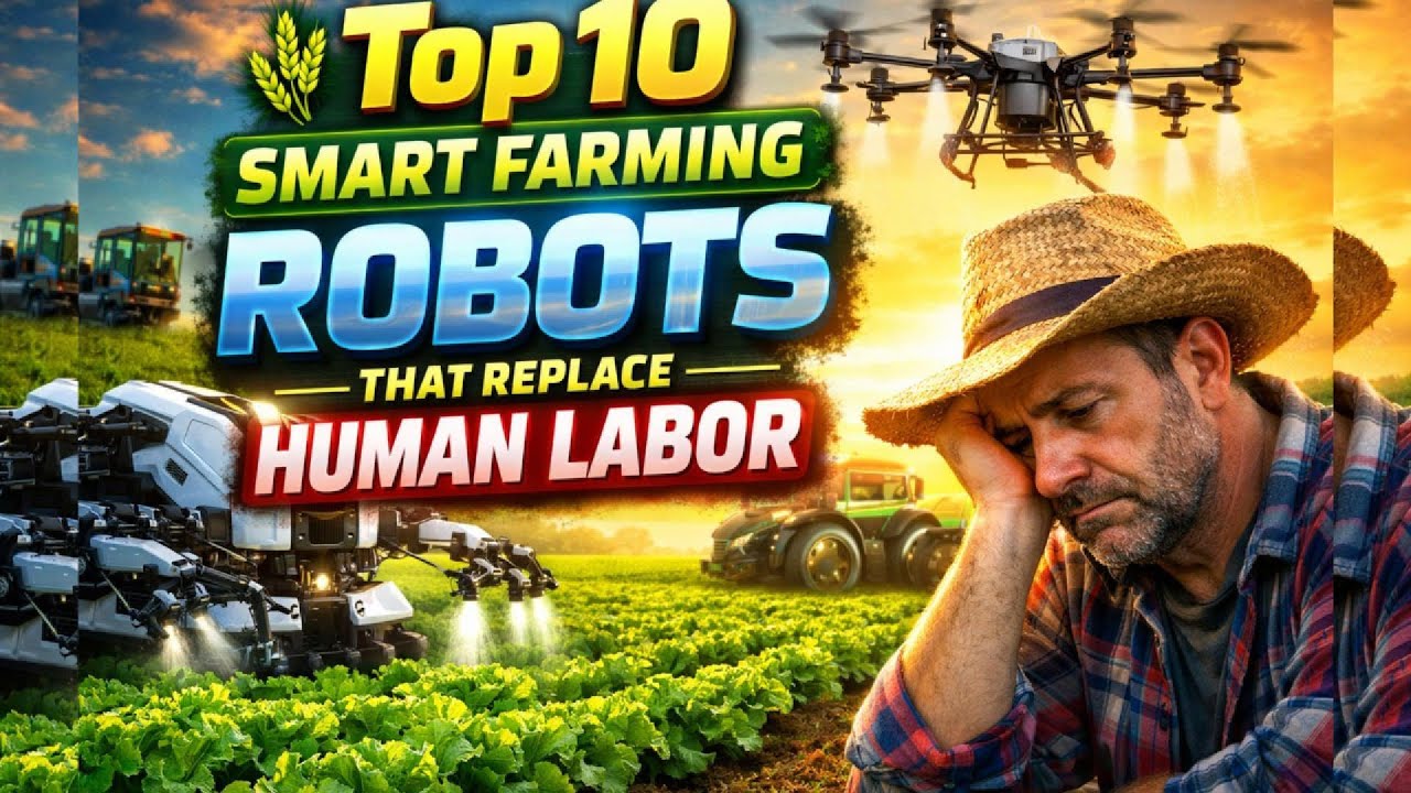 🔥  10 Farming Robots That Work Without Humans