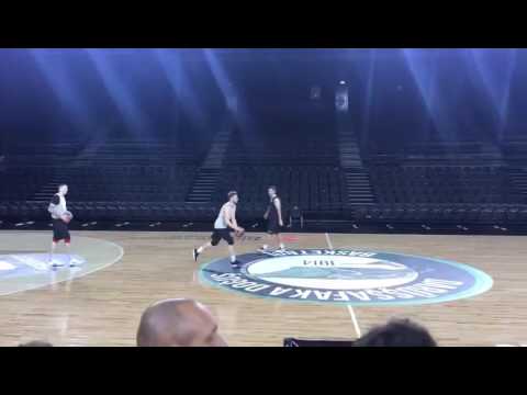 German Champion Brose Bamberg Players Make 5 Half-Court Shots In A Row