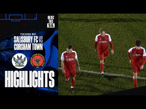 Salisbury FC 3 V 1 Corsham Town FC - Wiltshire Premier Shield Match Highlights