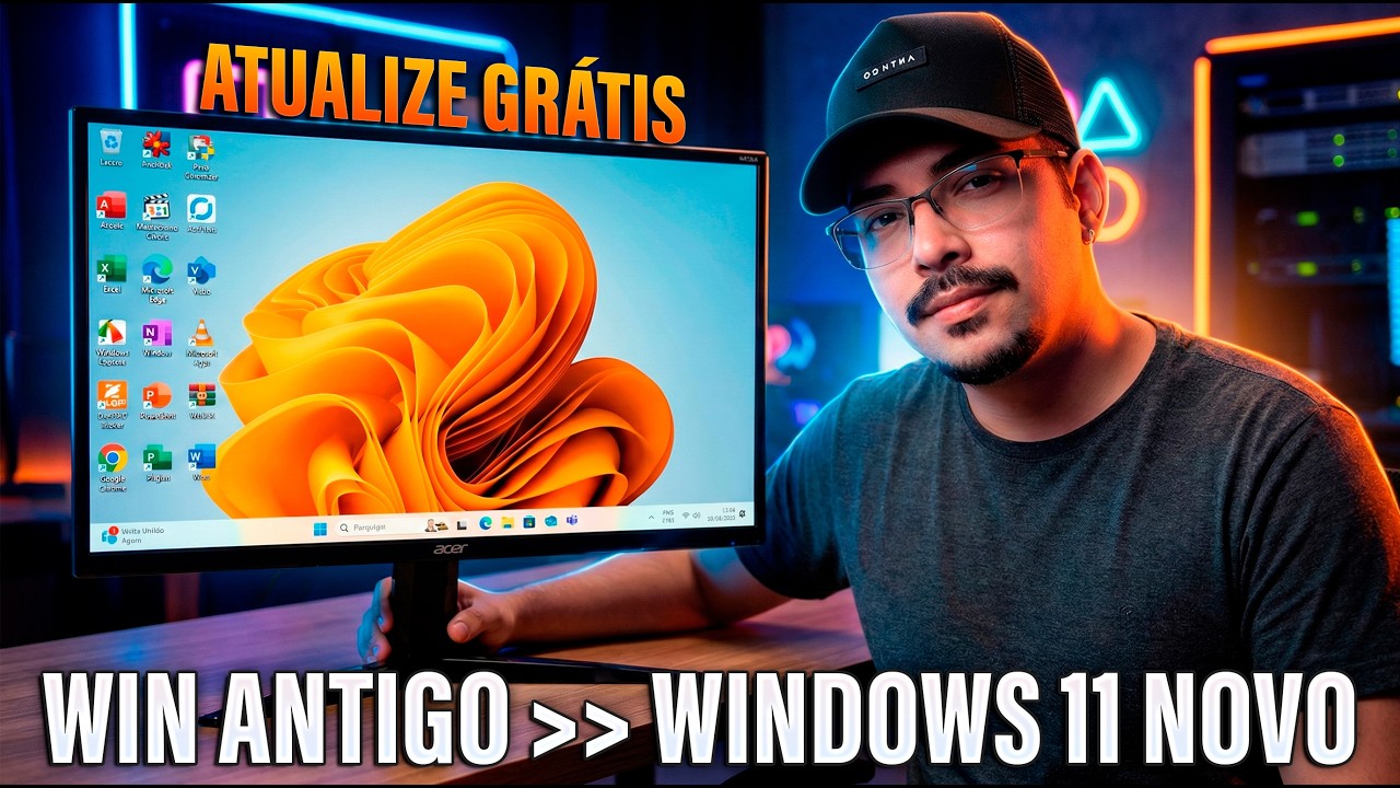 AGORA é Fácil 🤯 ATUALIZE do Windows antigo para Windows 11 mais recente