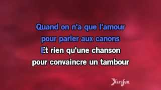 Karaoké Quand on n'a que l'amour (Live 2012) - Johnny Hallyday *