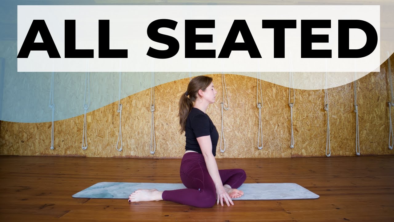 35-min Gentle Seated Yoga for Beginners & All Levels (No Folding or Lying on Back or Front of Body) — Yin Yoga class, 38 minutes