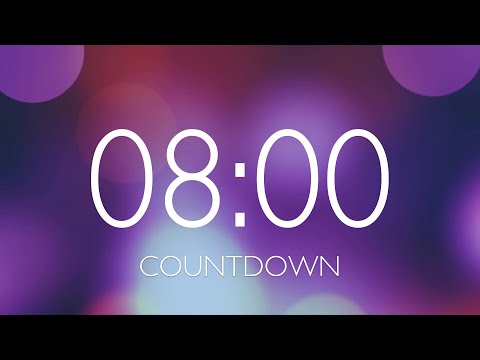 8 Minute Timer with Relaxing Music and Alarm 🎵⏰