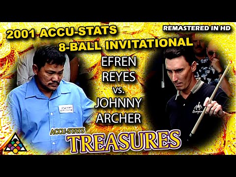 EFREN REYES vs JOHNNY ARCHER - 2001 Accu-Stats 8-Ball Invitational