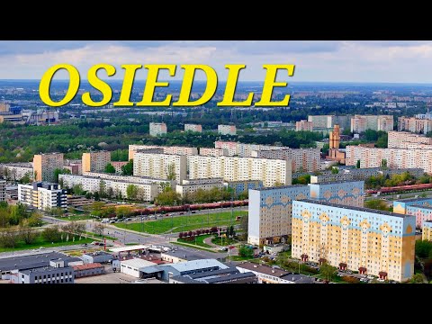 Blokowisko... Osiedle Widzew Wschód. Stacja Łódź Widzew. Łódź z drona.