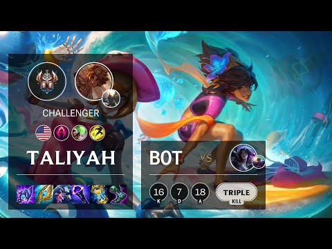 Taliyah Bot vs Kai'Sa - NA Challenger Patch 10.25