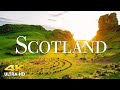 FLYING OVER SCOTLAND (4K UHD) BEAUTIFUL NATURE SCENERY WITH  ..