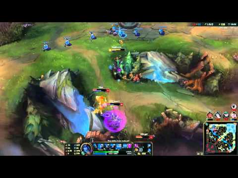TSM Bjergsen Lissandra Triple Kill Outplay