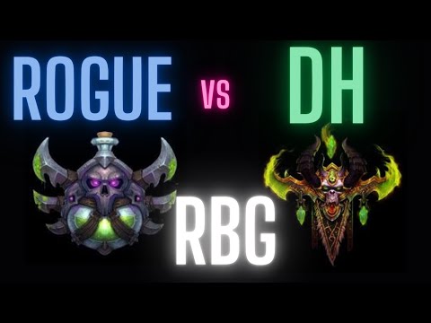 Shadowlands RBG Rogue vs DH Ninja Capping Guide Commentary