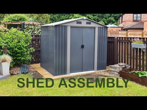 How to assemble garden shed. Tuindeco