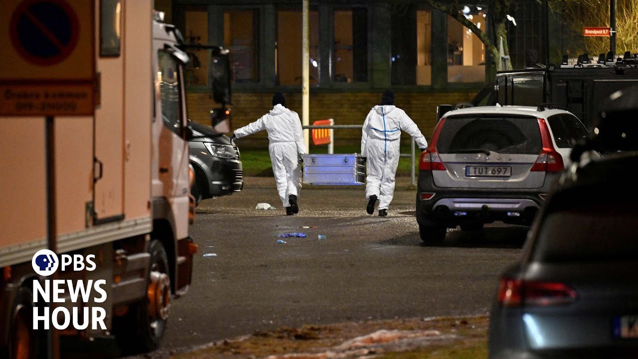 News Wrap: Around 10 people killed in mass shooting at education center in Sweden
