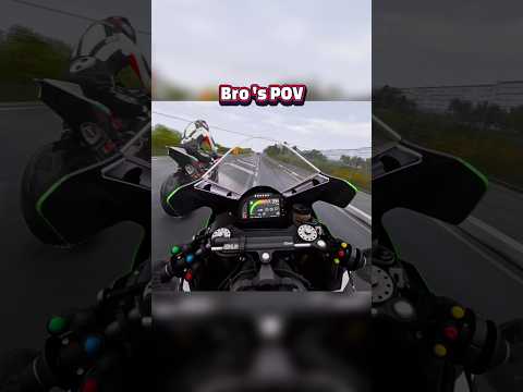 Same roadblock. Different mindset. 💀 #motorcycle #race #shorts