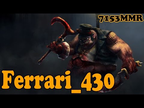 Dota 2 - Ferrari_430 7153 MMR Plays Pudge vol 4# - Ranked Match Gameplay